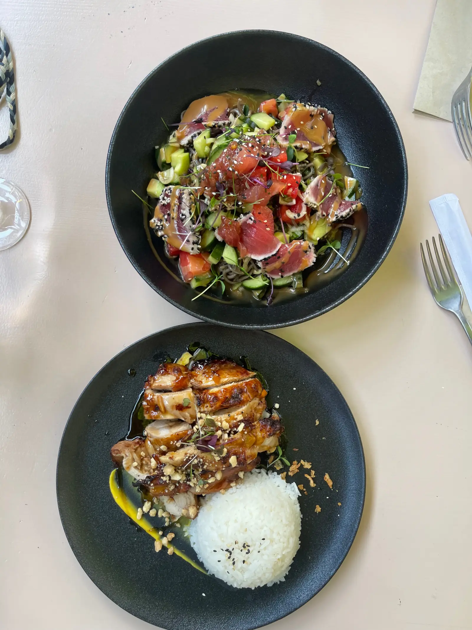 Lemongrass chicken at Haus am Fluss, Zurich