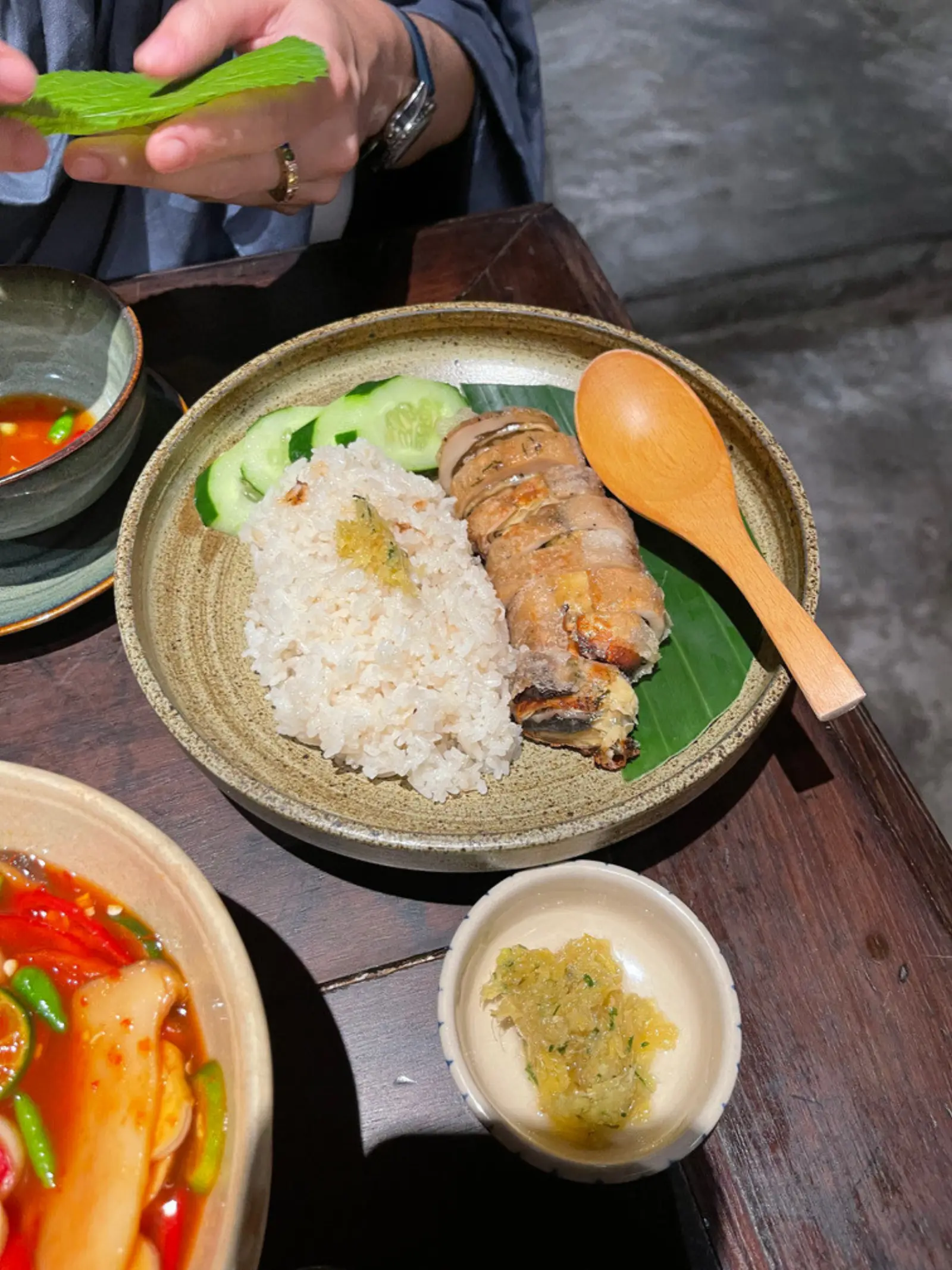Sangha Vegetarian Restaurant garden, Da Nang