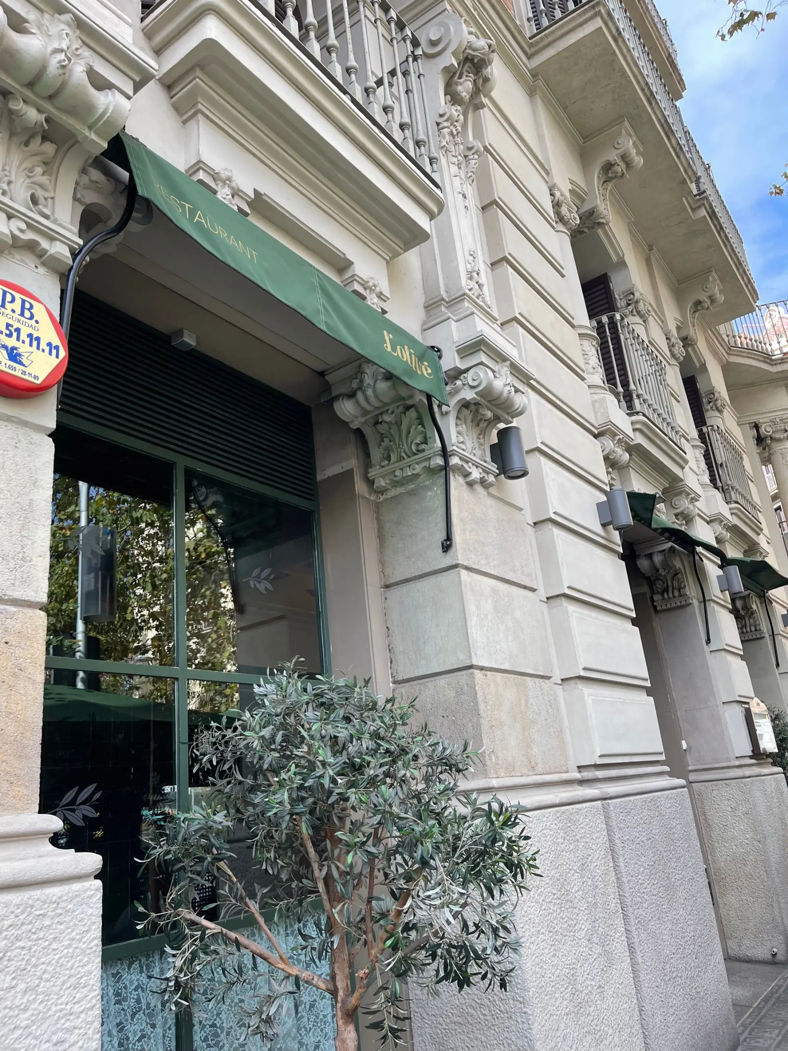 Restaurant L’Olivé, Barcelona: dishes from the menu
