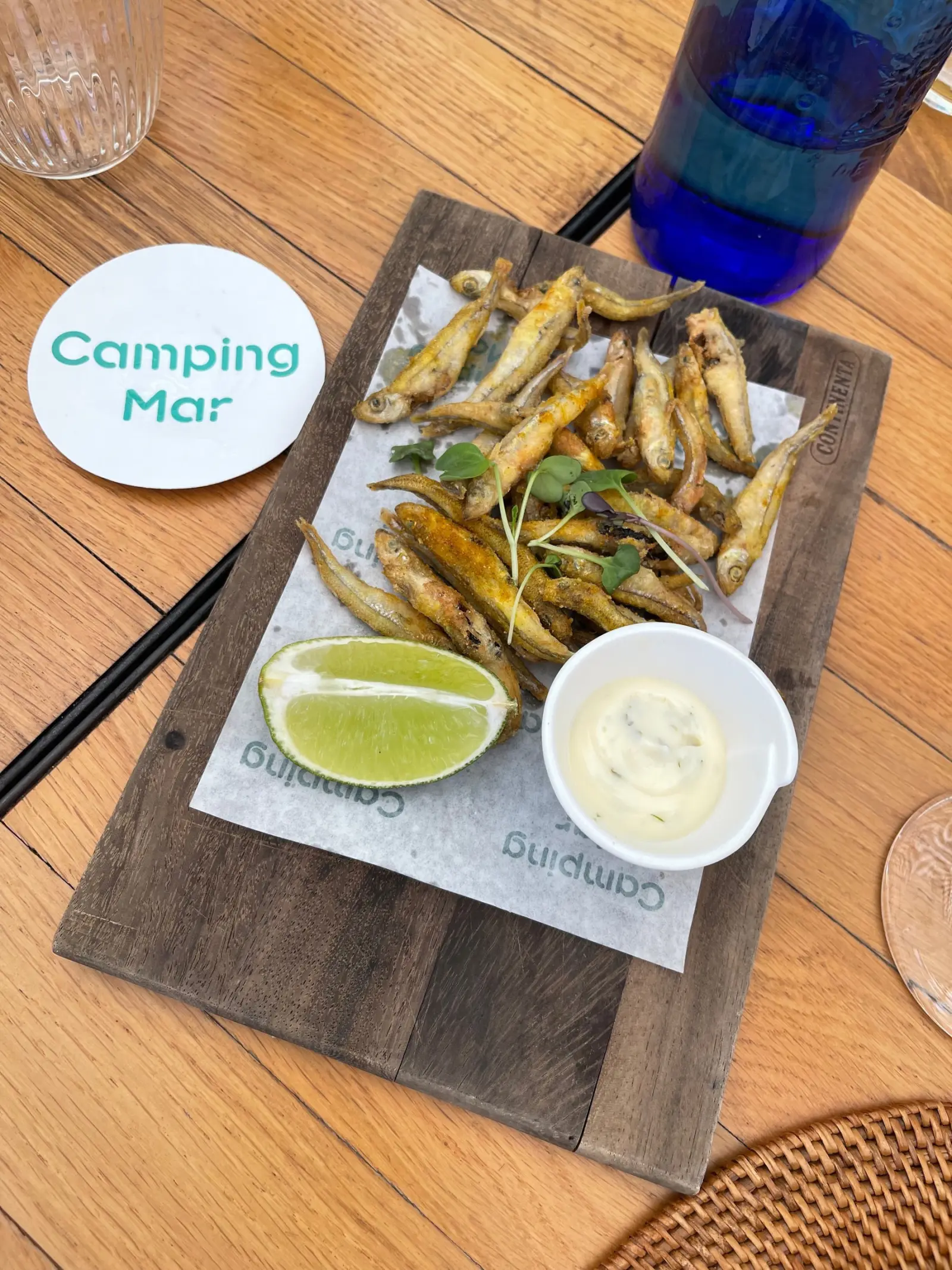 Camping Mar restaurant terrace, Barcelona