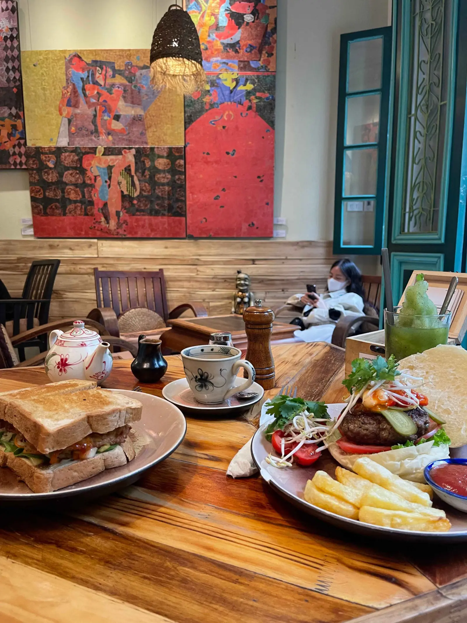 The Hanoi Social Club café in Hanoi’s Old Quarter