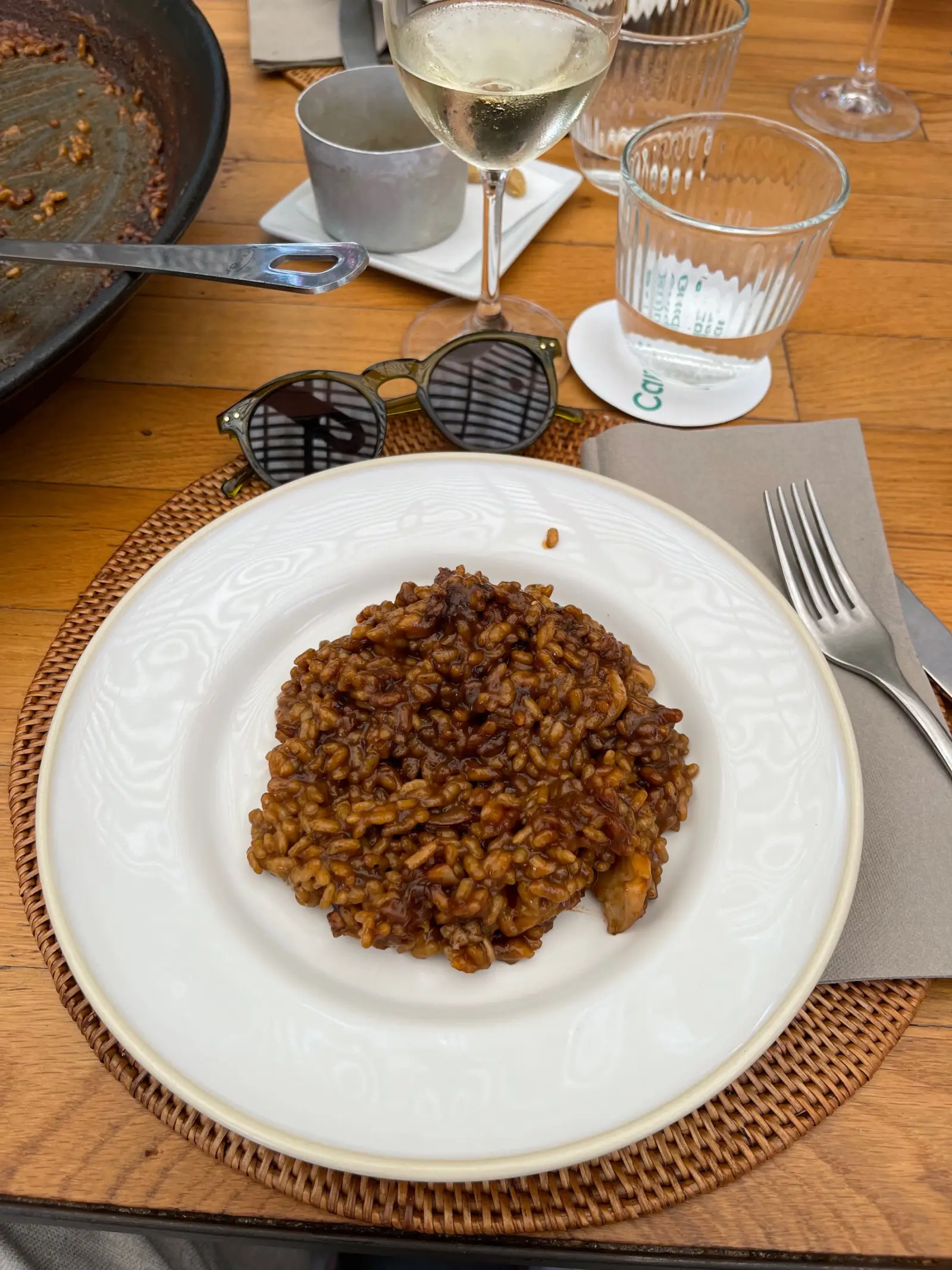 Rice dish at Camping Mar, Barcelona