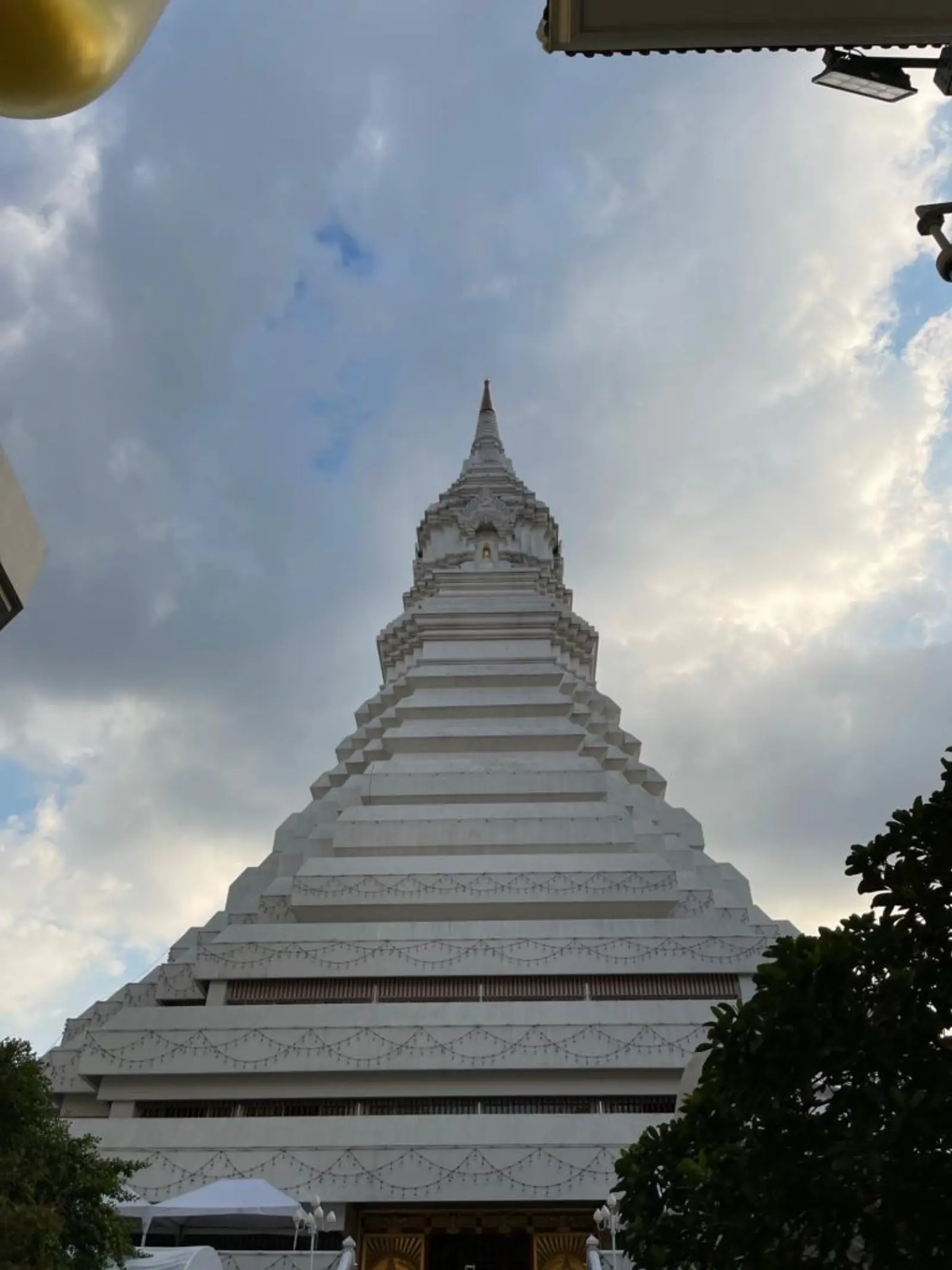 Golden Buddha & Wat Paknam in Bangkok, Thailand