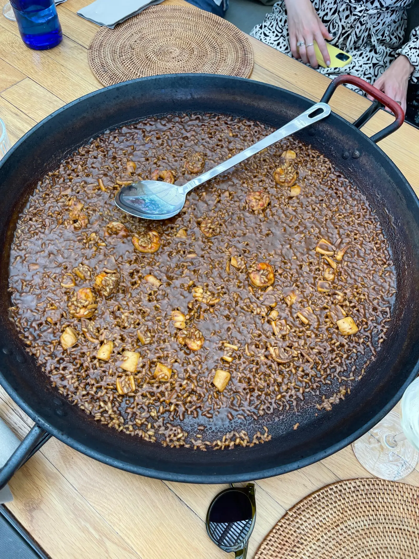 Fried fish at Camping Mar, Barcelona