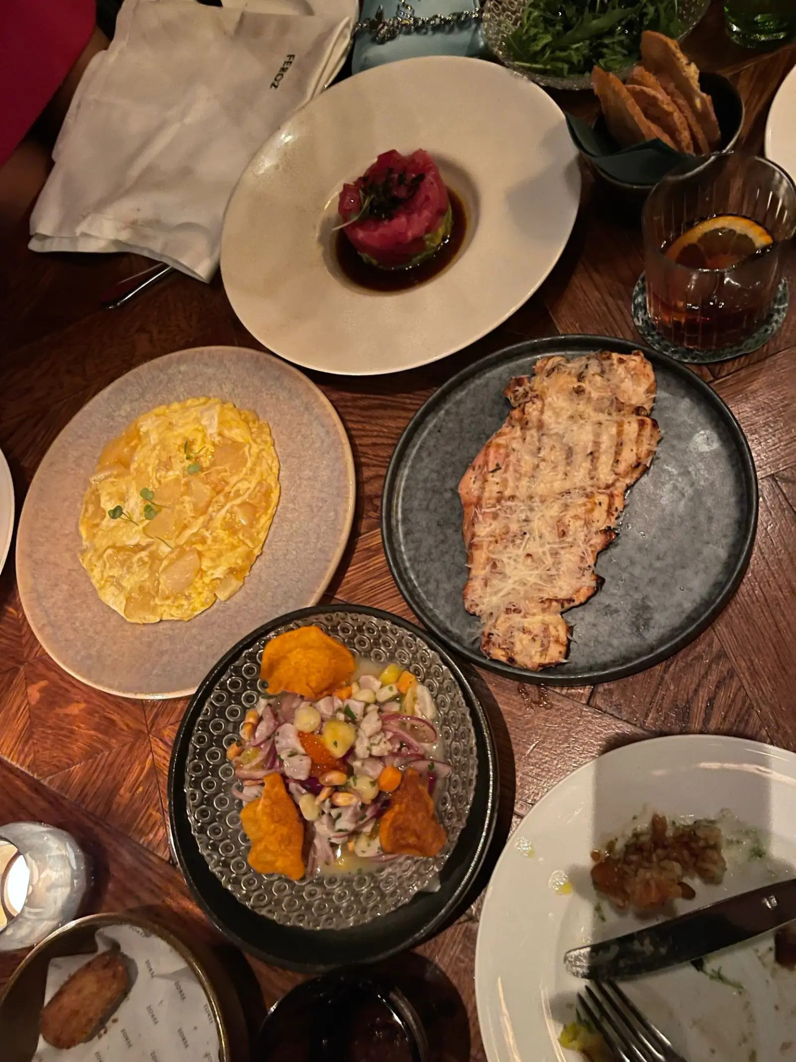 Restaurant Feroz Barcelona food