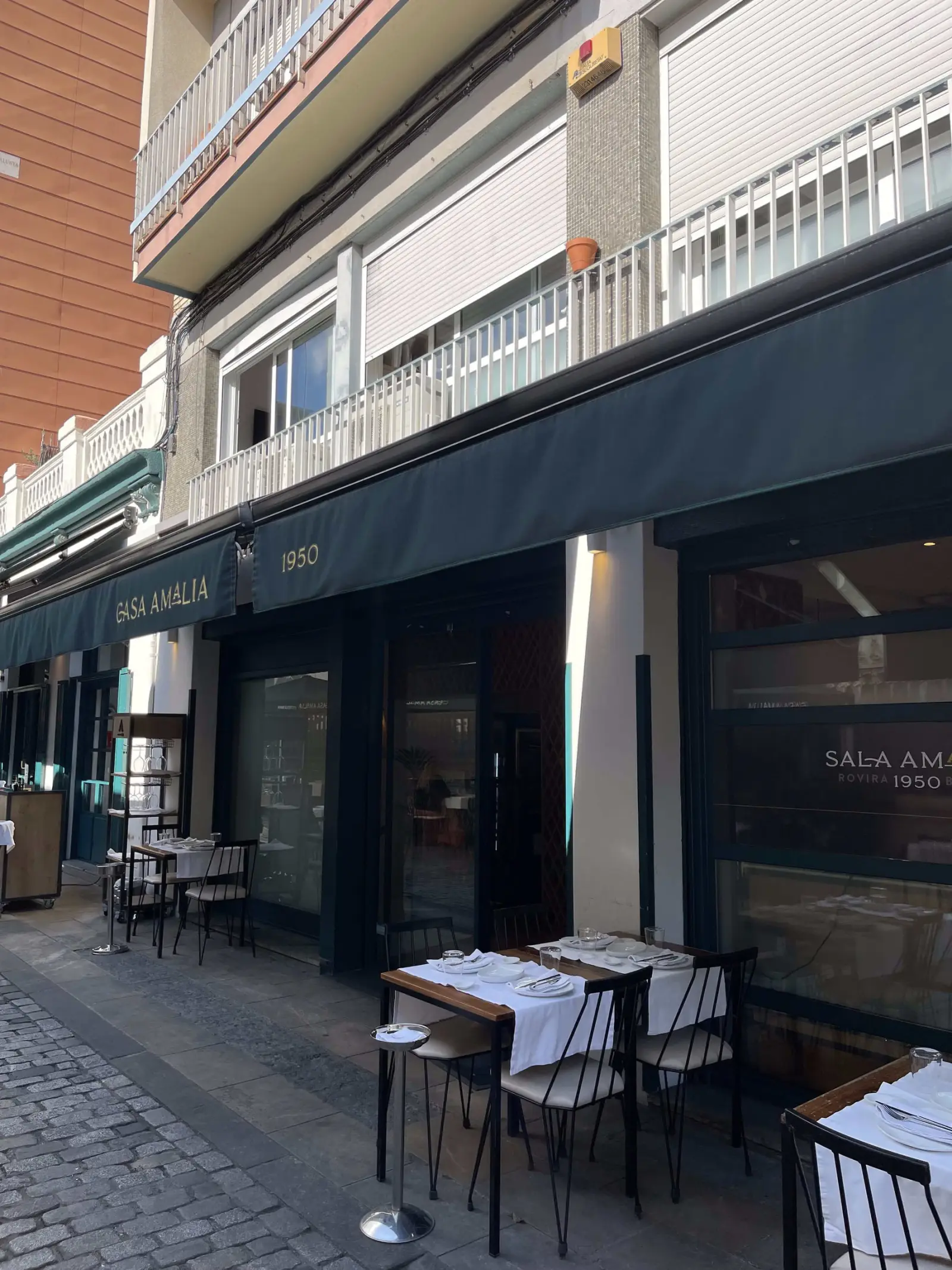 Casa Amàlia restaurant in Eixample, Barcelona
