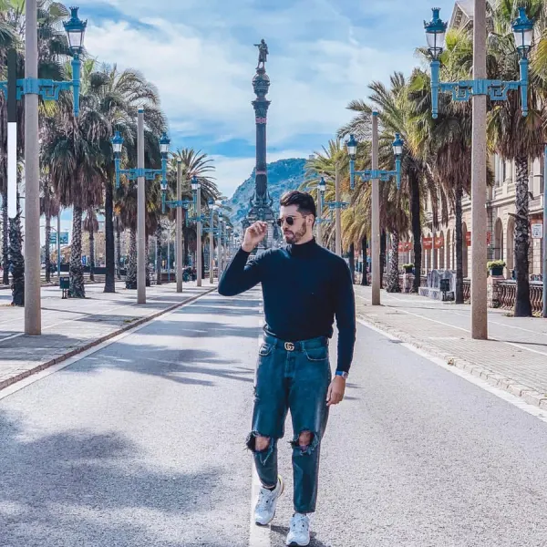 Raised and studied in Barcelona