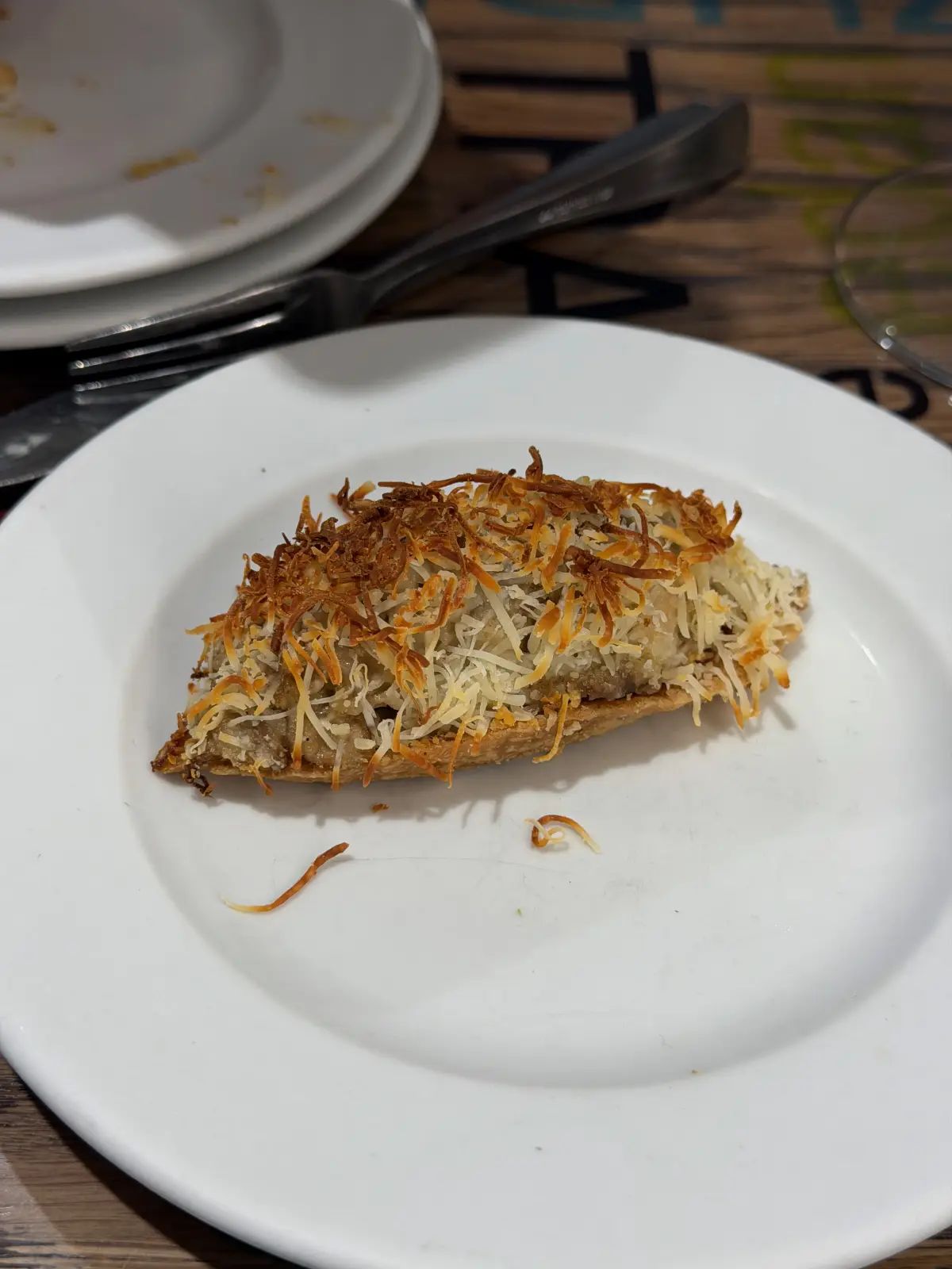 A tortilla-style pintxo at Bar Bergara