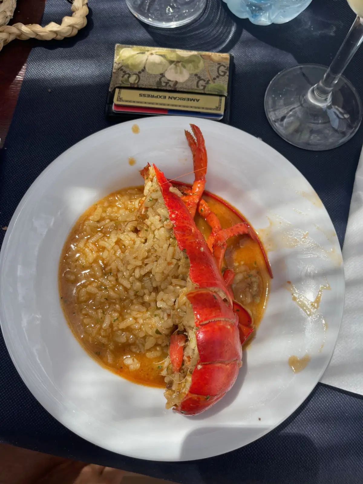 Lobster rice at Cala Montjoi