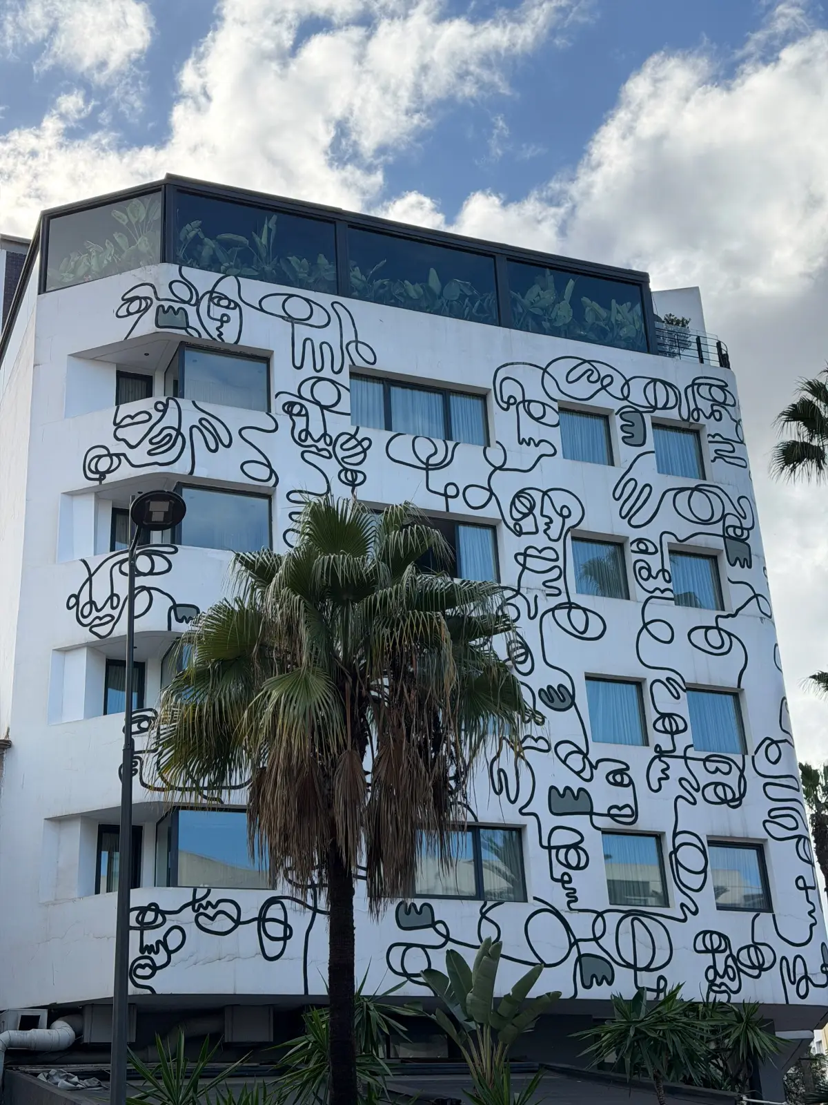 An Art Deco building in downtown Casablanca