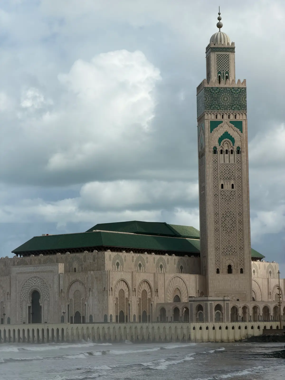 The Hassan II Mosque in Casablanca
