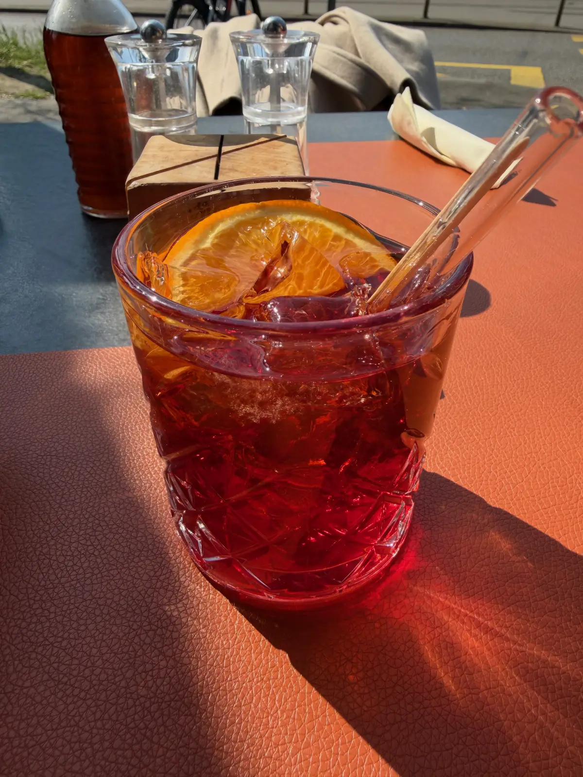 Aperol spritz at Edi’s in Zurich Unterstrass