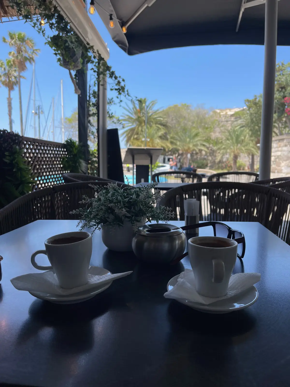 A café on the waterfront in Kos Town