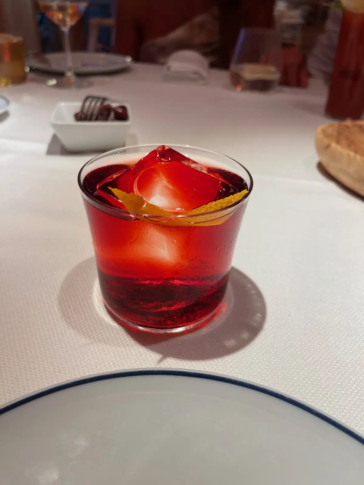 A negroni at La Cabane