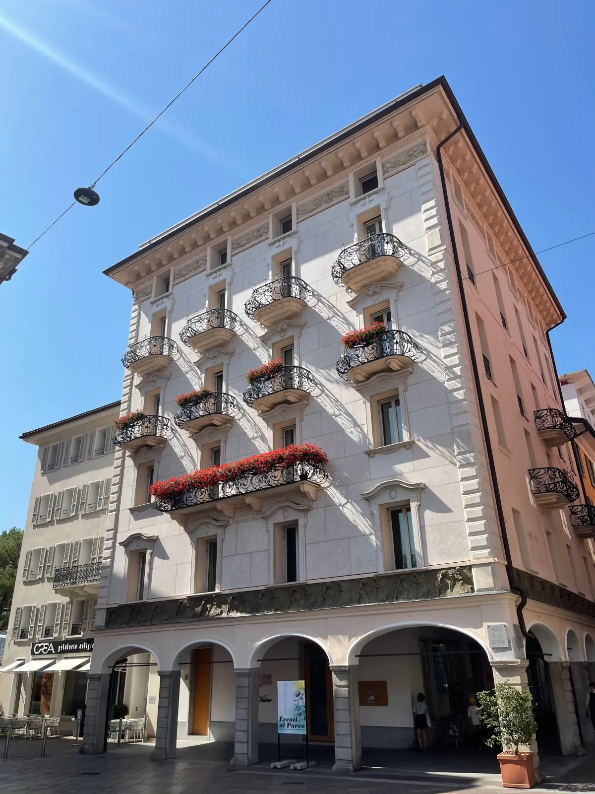 A building in Lugano’s old town
