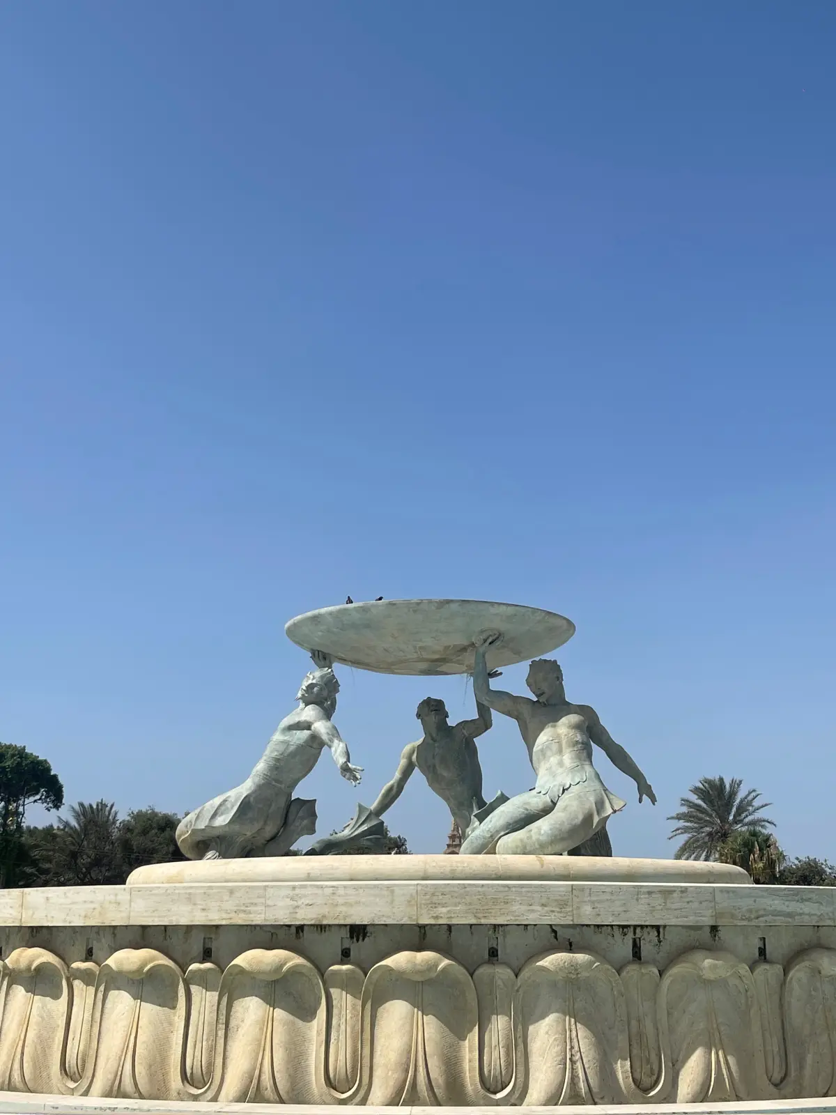 The Triton Fountain outside Valletta’s City Gate