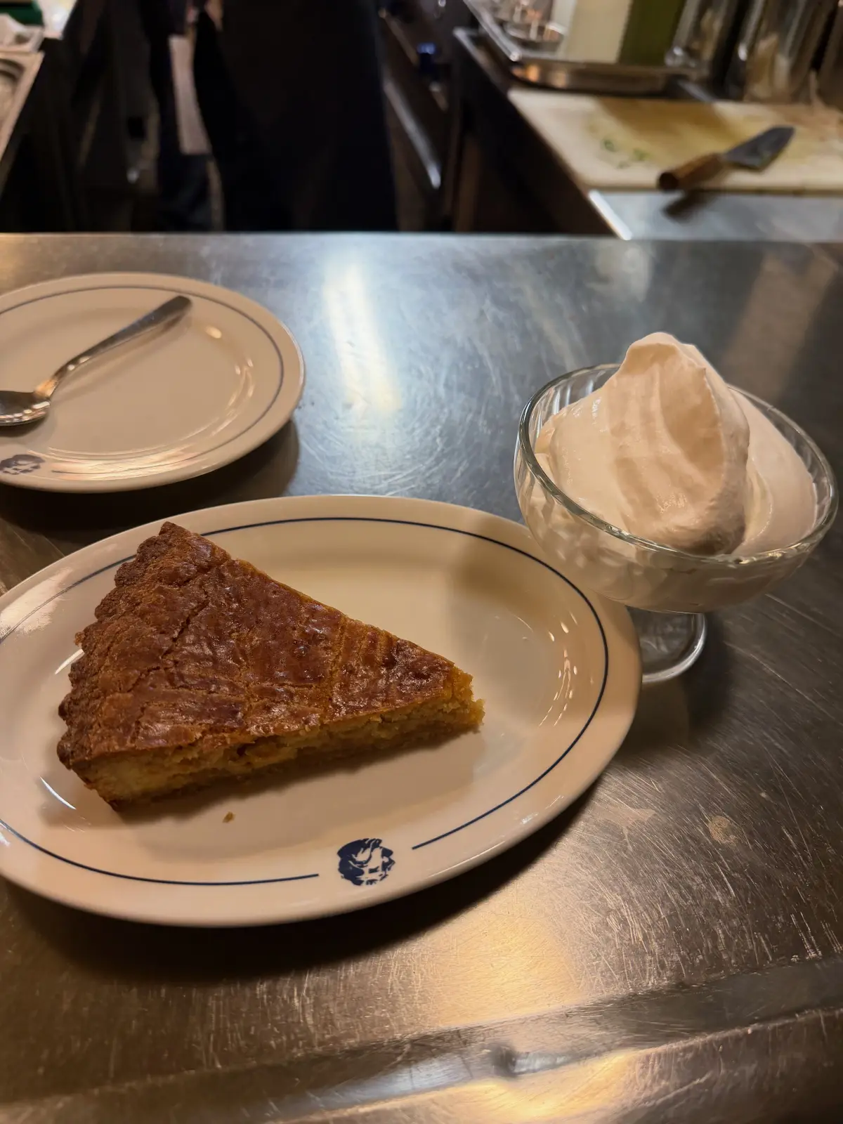Dessert at Ultramarinos Marín