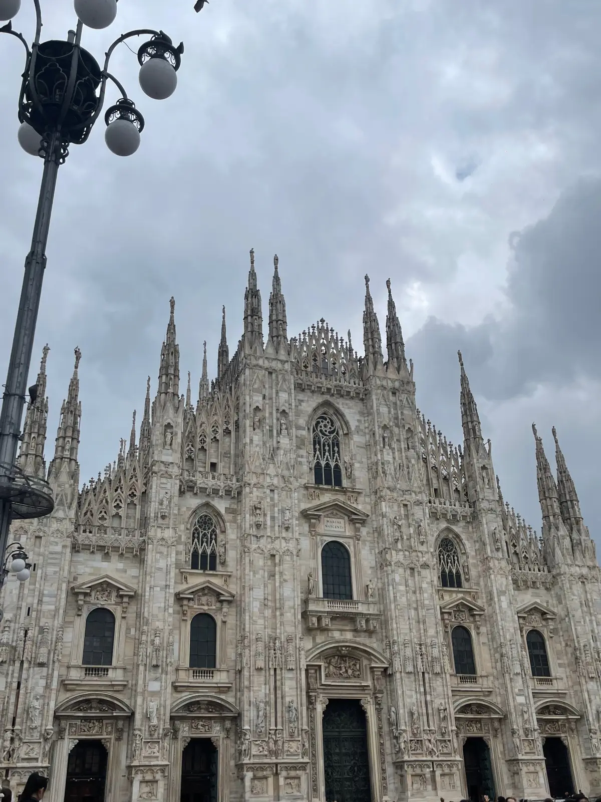 The facade of Milan Cathedral