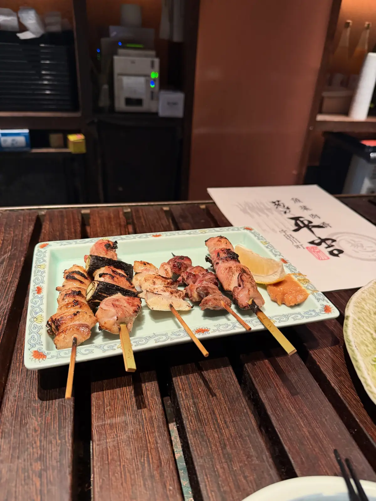 Grilled skewers at Negiya Heikichi