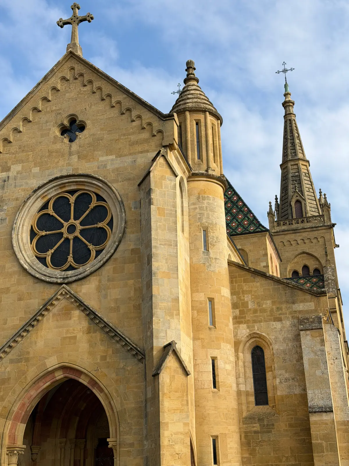 The Collégiale church in Neuchâtel