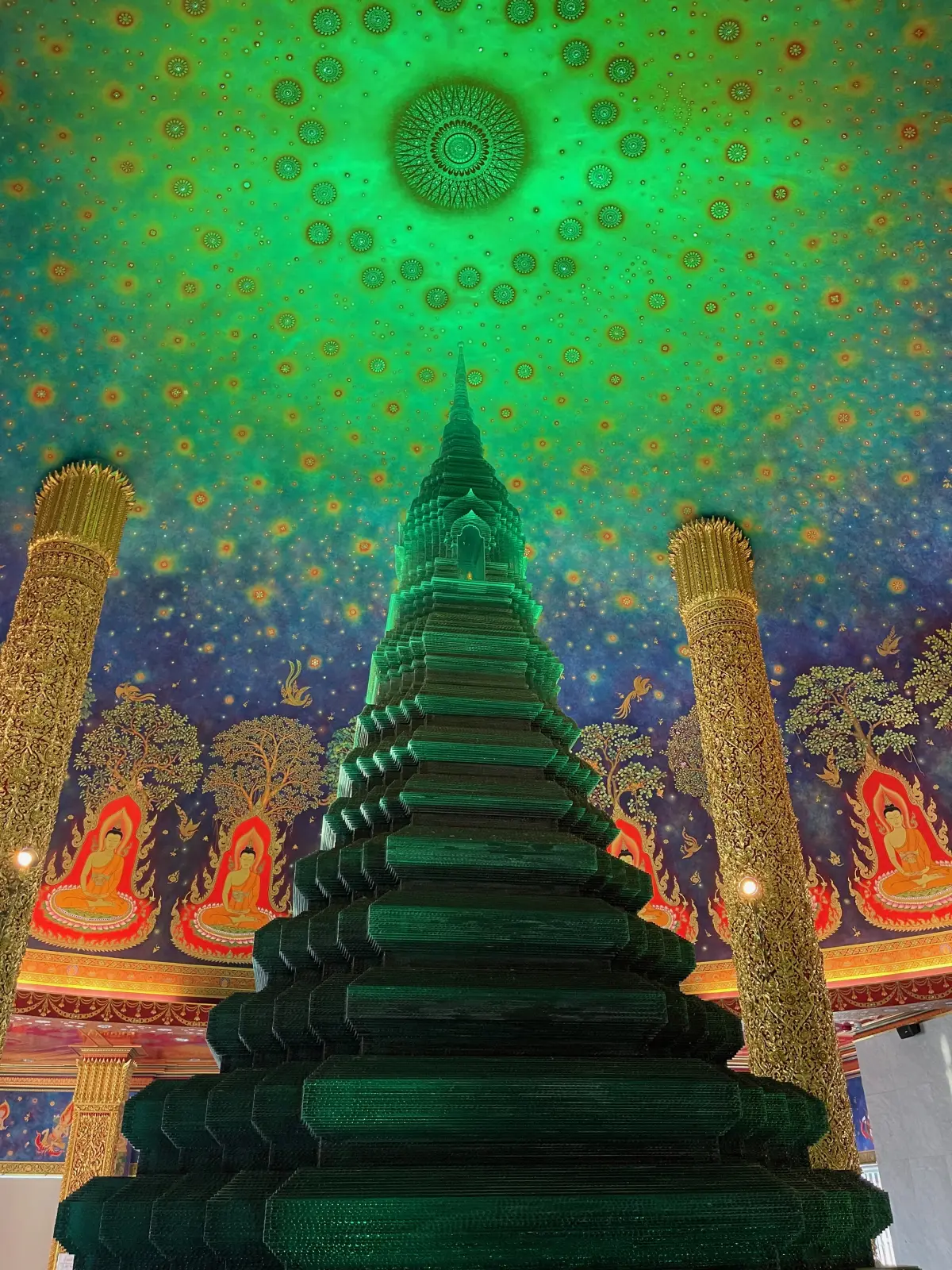 Golden Buddha & Wat Paknam in Bangkok