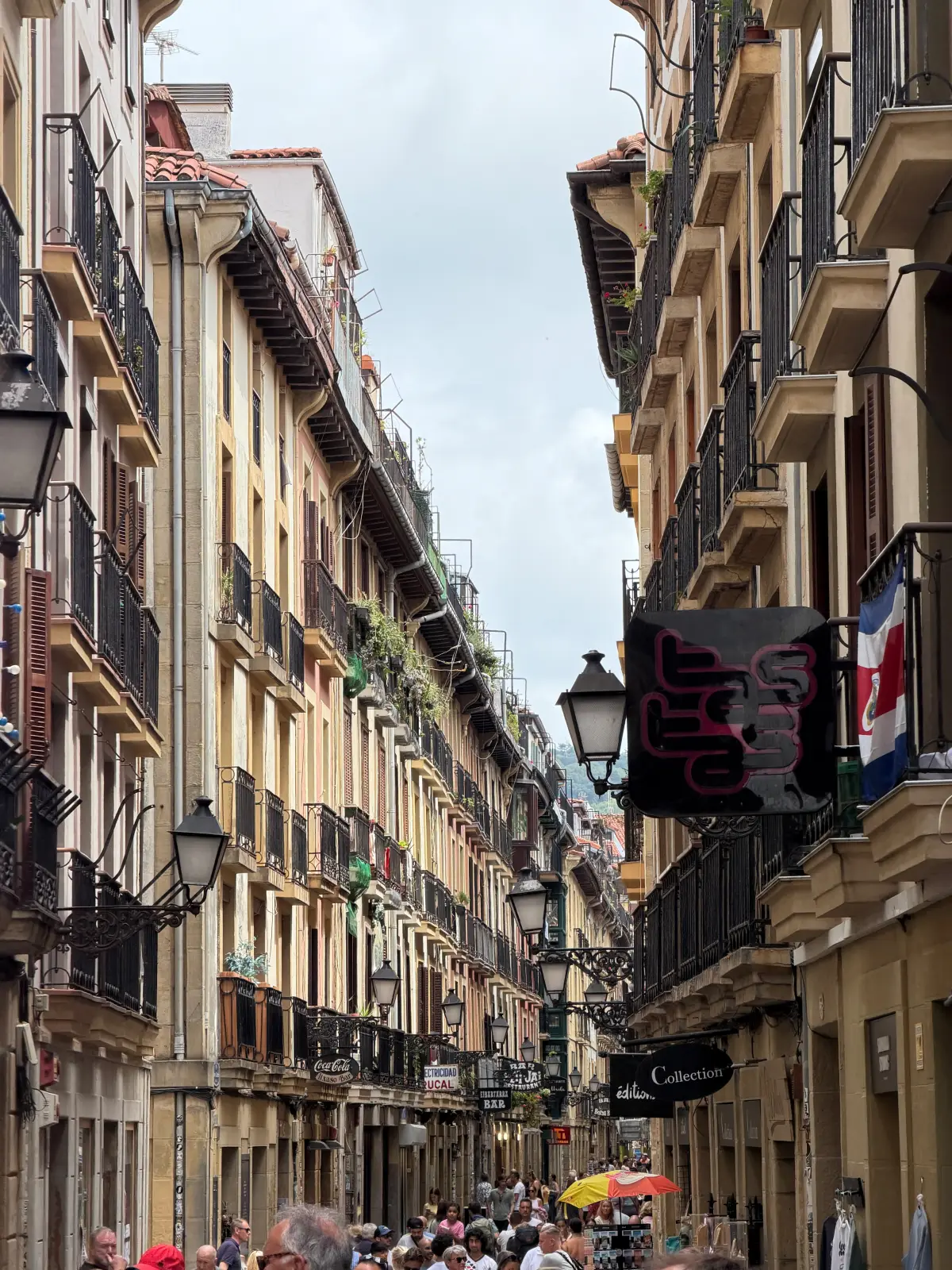 A street in San Sebastián’s Parte Vieja